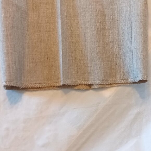 NEW Armani Exchange Light Grey Taupe Modern Fit Flat Front Textured Dress Pants - Picture 6 of 12